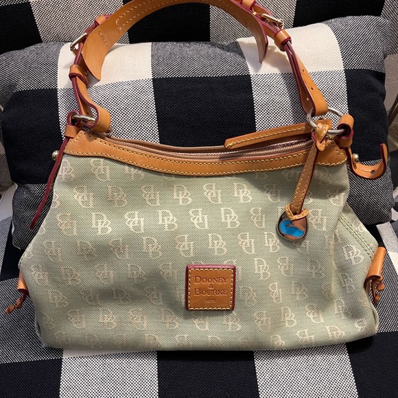 Dooney&Bourke canvas satchel - Picture 1 of 6